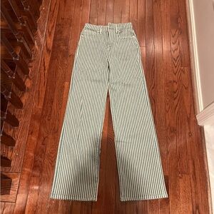 Free People Striped Jeans